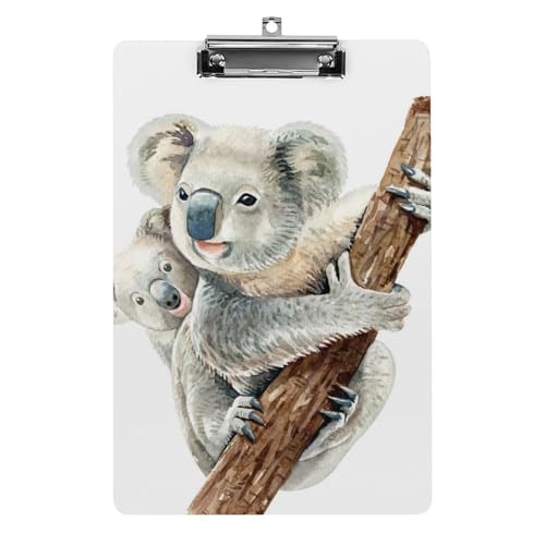 Presse-papiers A4 koala idéal pour prendre des notes en réunion ou classe