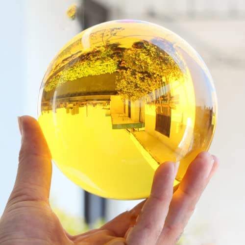 CHENGXINWENHUA Crystal Ball 80mm(3inch) lensball Photography,Fortune Teller,Family Decorative,Feng Shui,Witchcraft,Witch Home Decor,Halloween Decor Healing,Gift
