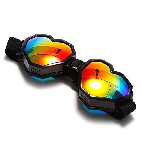 GUVIVI Heart Shaped Sunglasses for Women and Men