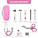 Scian 13 Pcs Stethoscope Case Kits, Supplies Inclued, Perfect Nurse Gift Stethoscope Holder for Nurse Medical Student, Pink Portable First Aid Kit Bag with Medical Scissor, Nurse Accessories for Work