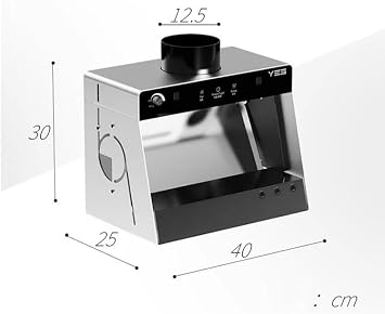 Spray Box for Model Making Water Curtain Spray Paint Booth Model Painting Hobby Workstation with Fume Extraction System