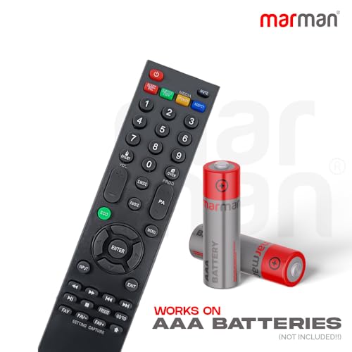 Image of marman Compatible with Thomson Tv Remote Control Suitable for Smart LED LCD Television Without Voice Command and Google Assistant - Match All Keys that Exactly Same with Existing Model !