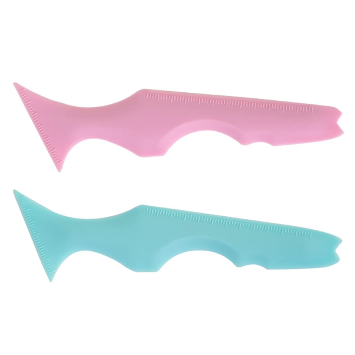 MAGICLULU 5 Set Di Stencil Per Il Trucco Eyeliner Ombretto E Guide Per Sopracciglia Modelli in Silicone Resistenti Facile Applicazione Per La Bellezza Quotidiana 2 Pezzi*5