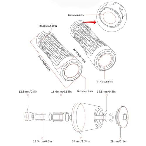 Levier de frein Benelli TRK 502 extensible contre la casse - 4