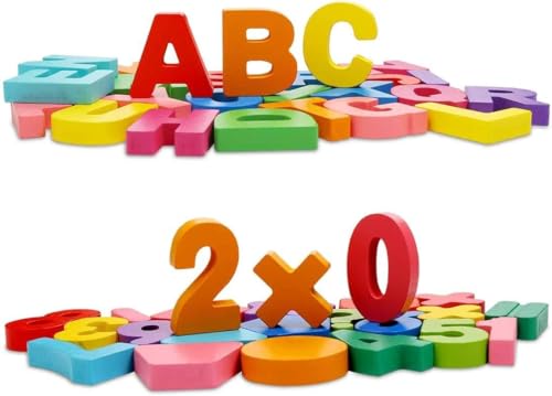 Image of Wooden Learning Educational ABCD Board for Kids, 3 Pack Montessori Puzzles Activity Toys for Toddlers & Kids | ABCD Puzzle Set | Puzzle Toys for 2 Years Old Boys & Girls (ABCD, Numbers & Shapes)