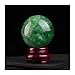 bolas de energía Verde hielo agrietado bola de cristal Bola de cristal Base Feng Shui Oficina de bola suerte de bola Rough regalos for el hogar pulido bola de fotografía de vidrio ( Size : 8cm )