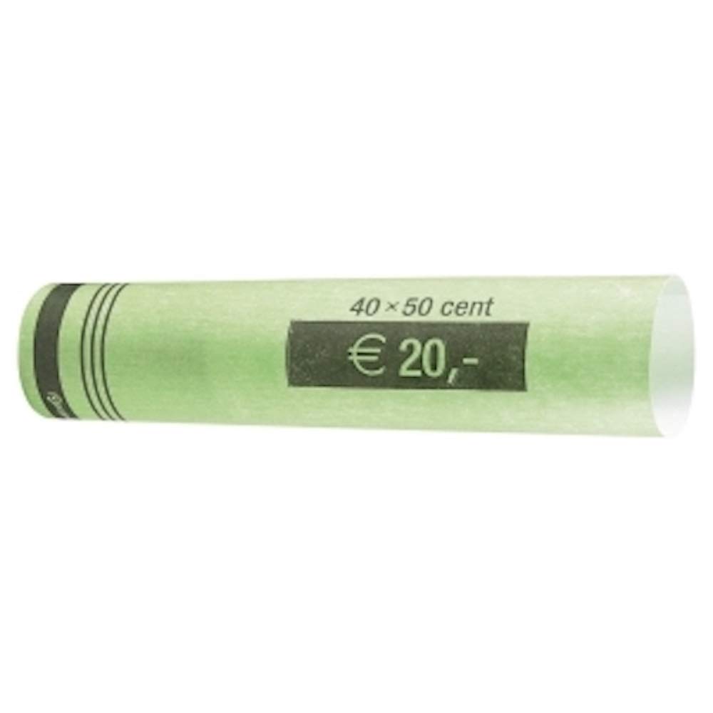 Conditionnement Pièces 1 Euro Tubes Papier Pour Pièces Euro - Lot