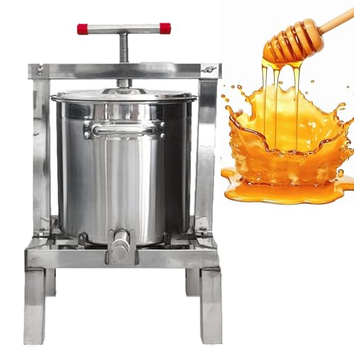 Prensa De Vino De Fruta, Sidra De Acero Inoxidable, Prensa Hidroprensa De Sidra De Acero Inoxidable, Prensa De Miel, Prensa De Vino De Uva Con Barril Y Colador Para Elaborar Vino