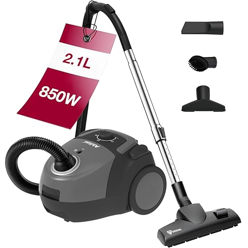 Akitas C5 Aspiradora con Bolsa 850W, Alcance 9m, Cabezal Alemán Wessel-Werk, Filtro HEPA para Mascotas y Alergias, Ligera y Compacta Akitas C5 Aspiradora con Bolsa 850W, Alcance 9m, Cabezal Alemán Wessel-Werk, Filtro HEPA para Mascotas y Alergias, Ligera y Compacta