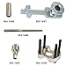 Yuesstloo Crankshaft Pulley Remover Installer Tool Kit, Compatible with Jaguar Land Rover 3.0 V6 5.0 V8, Replace 303-1437 303-1438 303-1439 303-1440 303-1441, with Gloves