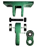 ABUSA Heavy Duty Green Swing Hangers Screws Bolts Included Over 5000 lb Capacity Playground Porch Yoga Seat Trapeze Wooden Sets Indoor Outdoor 2 Pack