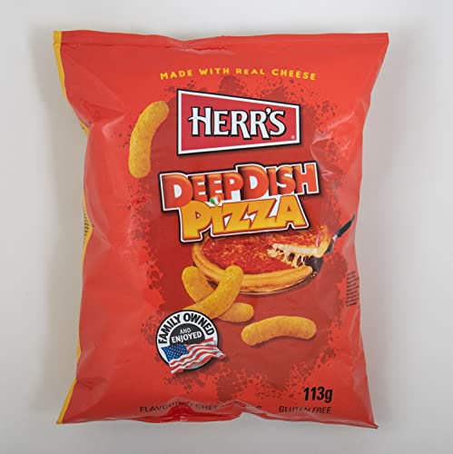 Herr's Deep Dish Pizza Cheese Curls 113g Cover