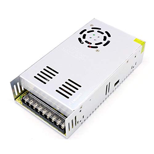 Lilideni AC 100-240V a DC 48V 10.4A 500W Transformador de Voltaje Conmutación regulada Fuentes de alimentación Adaptador Convertidor para Tiras Luz Cámara Proyecto de computadora Radio Cover