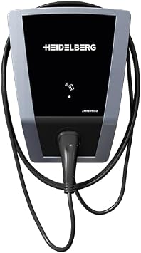 HEIDELBERG Wall Box with App Control Includes FI Circuit Breaker 11 kW Charging Power §14 A Compliant Includes 7.5 m Charging Cable Up to Smart Charging Station Connect.Home