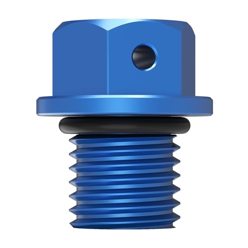 Image of NICECNC Blue M12 x P1.5 Magnetic Drain Plug Compatible with Husqvarna TC /TE /FC /FE /TX /FX 125-501 2014-2023 Compatible with FREERIDE250F 2018 FREERIDE250R 2014-2017 See Fitment