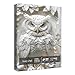 Owl Puzzles Paper-Cut Art Puzzle 1000 Piece for Adults, White Bird Jigsaw Puzzle Animal Forest, Impossible Difficult Hard Puzzle as Family Game