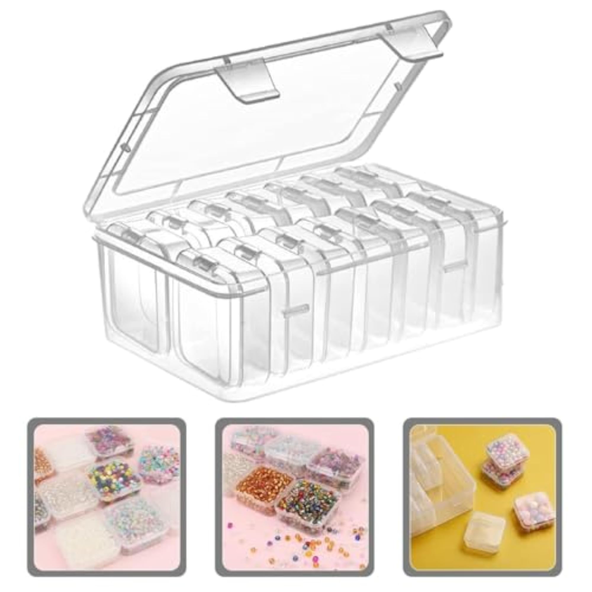 20-Gid Transparent Jewellery Organizer Box for Bracelets