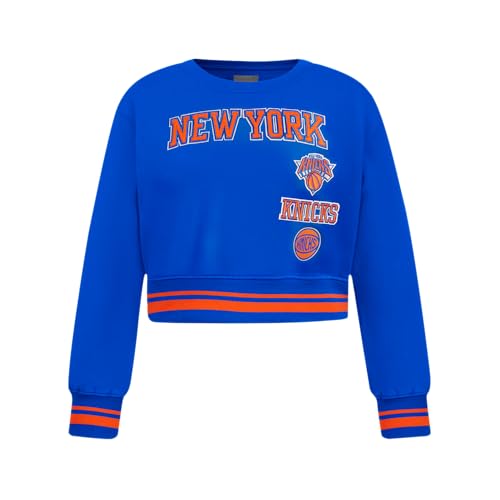 Image of Pro Standard Big Girls NBA Retro Classics Fleece Crewneck Sweatshirt