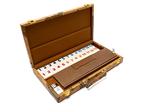 United Nations of New York, Deluxe Rummy Set con estuche vintage