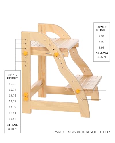 Aimoado AIMOADO-002 Wooden Step Stool For Kids thumb #2