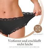 Libella Majtki damskie majtki majtki hipster koronka mikrofibra majtki talia 6 sztuk z koronką 3416, Un2-2niebieski * 2biały * 2różowy, S