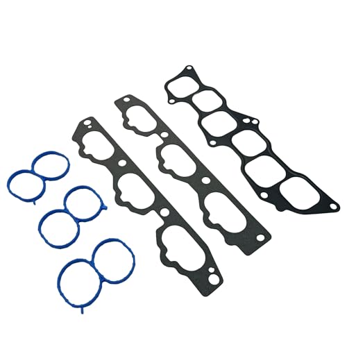 Image of Partsflow Intake Manifold Gasket Compatible With 2006-2011 Hyundai Azera Entourage Santa Fe Veracruz Kia Amanti Sedona Sorento 3.3l 3.8l OE# MS97086