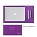 Mouse Pad, Desk Mat, zxtrby Large Desk Pad for Office Home Desk Protector pad Waterproof Cotton & Nano Technology Water 24''x14'' (Purple)