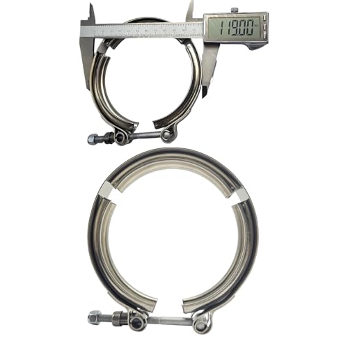 Abrazadera en V Cummins para solucionar fugas en escape de motor M11