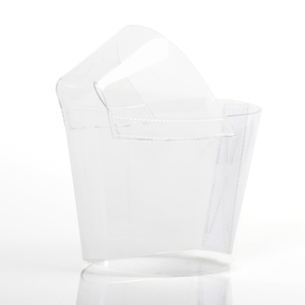 Denova's Women's Exotic Stripper Pole Dance Shoe Protector Shoe Cover (6.7in/17cm Clear,6)