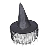 Photo Gallery uonlytech cappello da strega vintage con frange per adulti decorazione per halloween accessorio per feste mascherate elegante e leggero resistente e stile unico Photo Gallery uonlytech cappello da strega vintage con frange per adulti decorazione per halloween accessorio per feste mascherate elegante e leggero resistente e stile unico