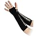 Price comparison product image Bristol Novelty BA655 Ladder Style Glove, Womens, Black, One Size