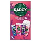 Radox Shower Gel Bundle Collection Gift Set with four shower gels and a shower puff perfect for any occasion 4 piece