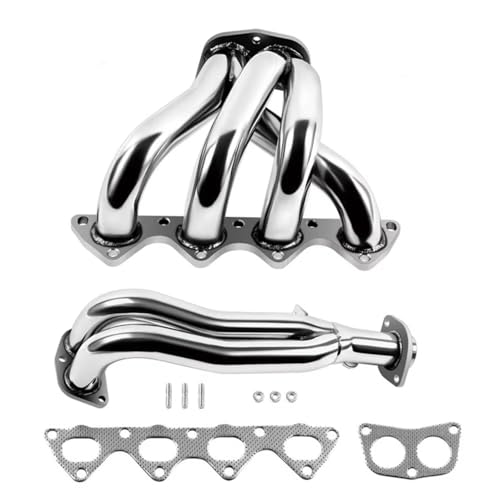 Terminales de escape Integra 1.8L B16 B18 y colectores de acero inoxidable 2