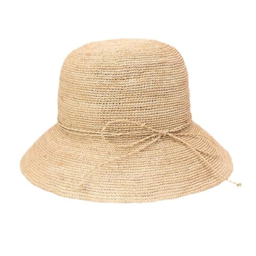 Dense Braided Raffia Hat Children Seaside Sun Hat Beach Sun Hat Foldable Sunscreen Hat