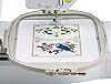 Brother NQ1600E Embroidery Machine, 6" x 10" Field Size, Includes BESBlue Lettering Software + Brother Magnetic SAMF180 Hoop + Bonus iShopTops MyEditor Software