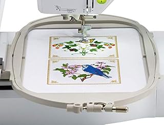 Brother NQ1600E Embroidery Machine, 6" x 10" Field Size, Includes BESBlue Lettering Software + Brother Magnetic SAMF180 Hoop + Bonus iShopTops MyEditor Software