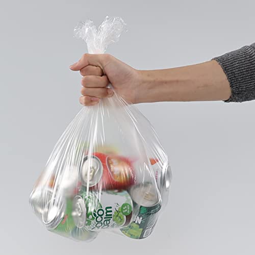 Innouse 2.6 Gallon Clear Small Garbage Bags, Trash Can Liner Bags For Bathroom Bedroom Office, 2 Rolls/200 Counts #TOP4