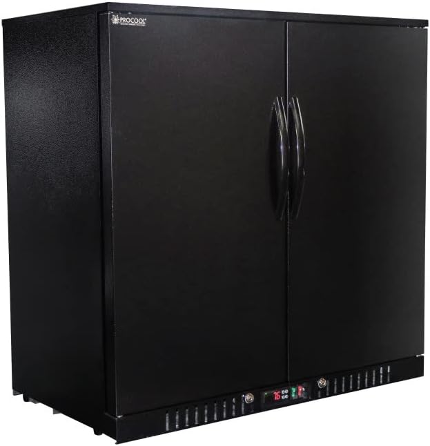 Procool Refrigeration 2 Door Back Bar Beverage Cooler; 36" Wide, Counter Height Refrigerator