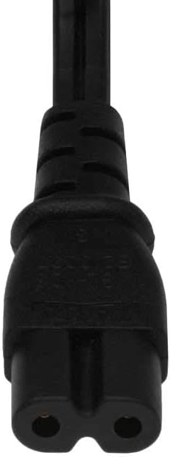 SF Cable 3ft 18 AWG 2-Slot Non-Polarized Power Cord (IEC320 C7 to NEMA 1-15P)