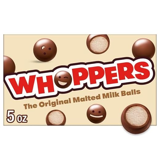 Hershey Whoppers Malted Balls Box 5 oz (141g)