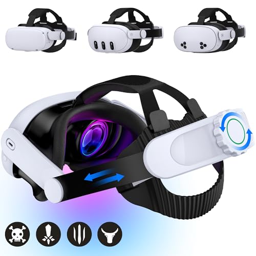 Image of HeadStrap Compatible with Oculus Meta Quest 3 /Quest 3S /Quest 2,VR Headset Strap Quest 3S Replacement Enhanced Comfort Sega Saturn Accessories