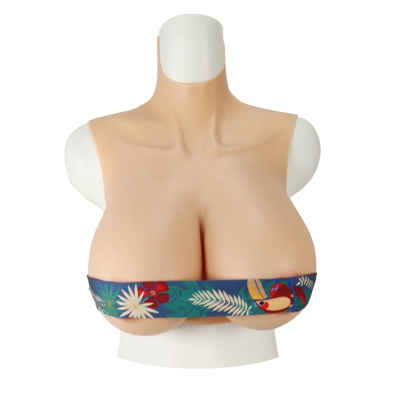 Silicone Breastplate – Realistic Fake Boobs For Cosplay, Drag, Transgender – B To I Cup, Natural Look & Feel
