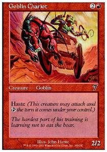 Magic: the Gathering - Goblin Chariot - Seventh Edition
