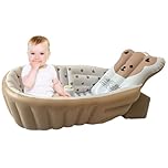 Bath Tub - Shower Tub for - Portable Bathroom Accessories, Foldable Sitting Shower Bathtub for Bathroom Bathing Pool