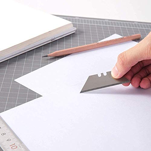 image for JTIEO Utility Knife Blades 300-pack SK5 Steel with Plastic Box Standar