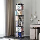 Photo Gallery wsncxfw f,torre libreria girevole, scaffale portaoggetti per libreria, libreria girevole con esposizione a 360°, libreria angolare da pavimento a 6 ripiani, per camera da letto, soggiorno Photo Gallery wsncxfw f,torre libreria girevole, scaffale portaoggetti per libreria, libreria girevole con esposizione a 360°, libreria angolare da pavimento a 6 ripiani, per camera da letto, soggiorno