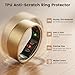 TPU Protector Compatible with RingConn Gen 2, 3 Pack Anti-Scratch Ring Cover for RingConn Gen 2 Accessories (Matte Colors-1, Size 11)