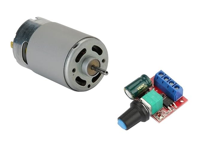 SP Electron DC Motor RS-555 12v High Torque High Power Low Noise Without Ball Bearing 12000RPM With Motor Speed Controller Adjustable Board Switch DC-DC 4.5V-35V 5A 90W PWM DC (B0CQRYNMZR) Amazon Price History, Amazon Price Tracker