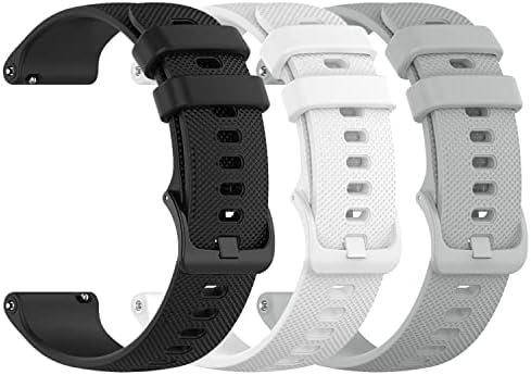 Compatible with SoundPEATS Watch 1 Fitness Tracker Bands, Texture Flexible Silicone Wristband Sweat Resistant Bracelet Sport Strap for SoundPEATS Watch1 Smartwatch