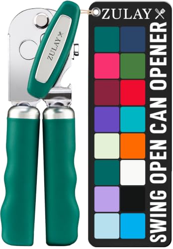 Image of Zulay Kitchen Stainless Steel Swing Open Manual Can Opener Comfortable Grip